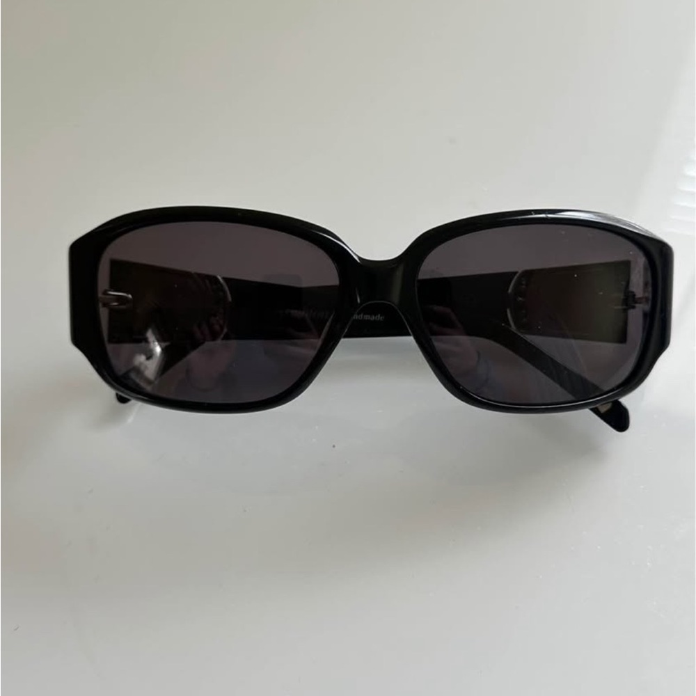 Brighton Black Rectangular Sunglasses - image 1